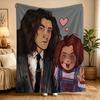 Play Chucky Slasher 1988 Warm Blanket  Picnic Plush Throw Blanket Fluffy Living Room Flannel Bedspread Sofa Bed Cover