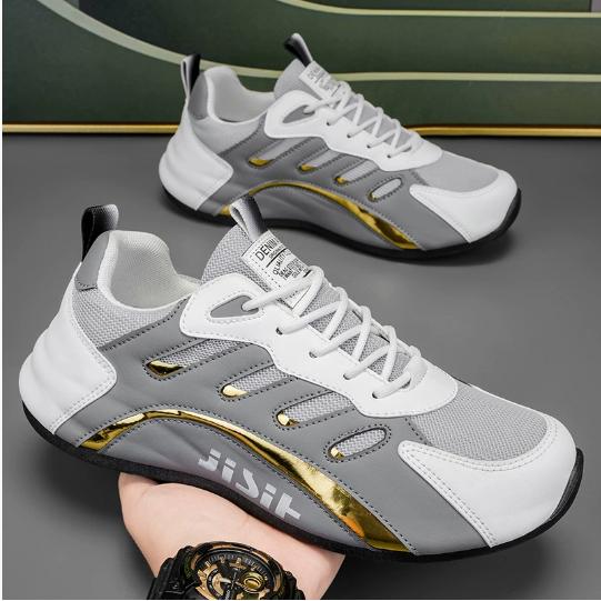 New men's casual single shoes, low-top sports shoes, men's casual walk shoes, comfortable soles sneakers H539