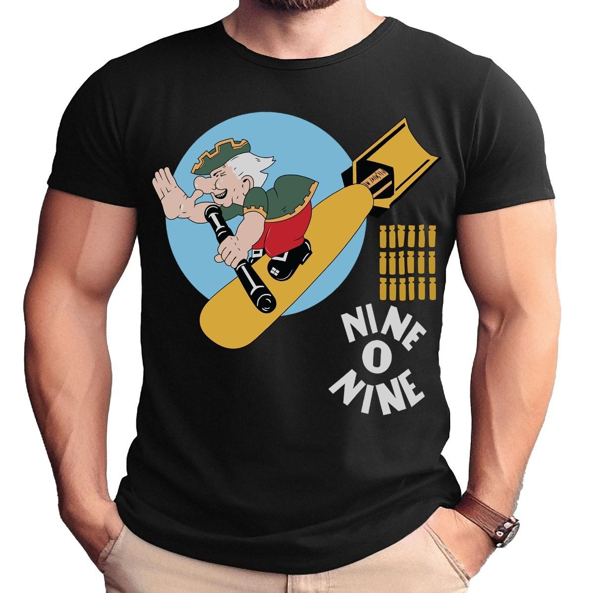 B-17 Flying Fortress Nine-O-Nine Nose Art Adult Shirt S