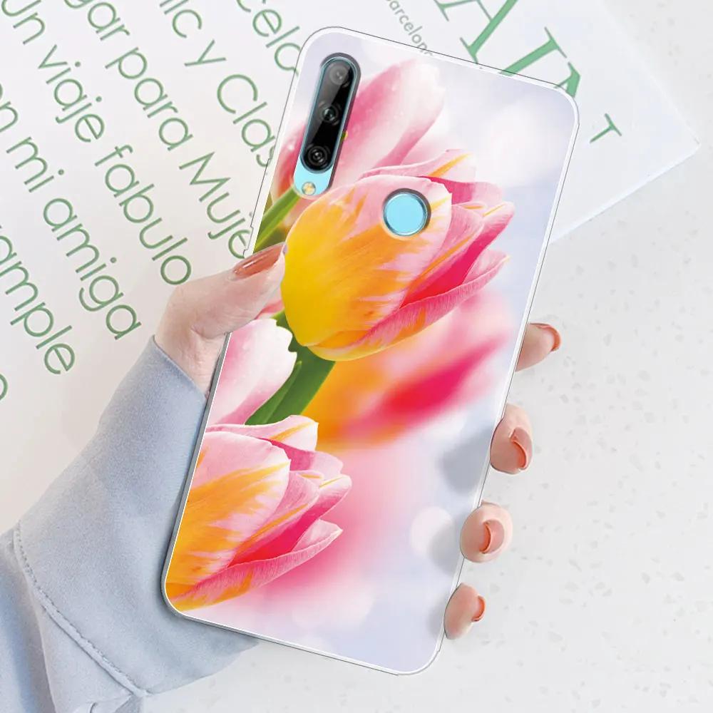 For Huawei Honor 9X Case Honor 9X STK-LX1 6.59" Watercolor Marble Transparent Cases For Honor9X Cover Honor 9 X Silicone Bumper