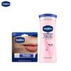 Vaseline Aufhellende Körperlotion & Lippenbalsam Set