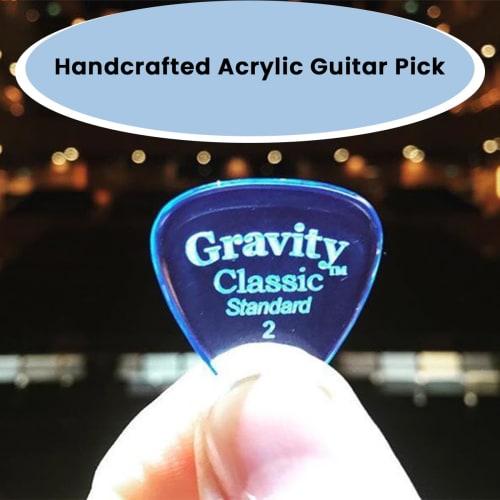 GRAVITY GUITAR PICKS Classic -Standard- GCLS2P 2.0mm Blue Picks