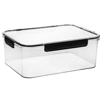 Large Transparent Food-Grade Storage Box for Fruits, Lunch, and Fermented Vegetables