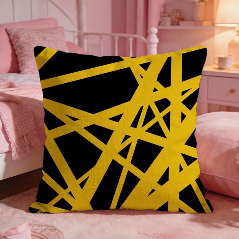 Rock Band VVan Halens Cushion Cover Premium Comfort Reversible Pillow Cove Two in One Design for Any Room Car Interior