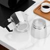 Moka Pot Italian Coffee Machine Espresso Aluminum Geyser Coffee Maker Kettle Latte Stove Classic Coffee Barista Accessories