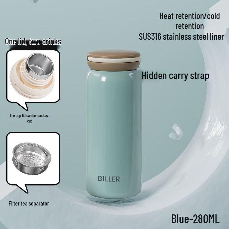 Dilebell Insulated Travel Tea Mug