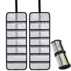 Transparent PVC Roll-up Fishing Lure Bag, 6 Pockets, Large Capacity, Foldable Storage Cover