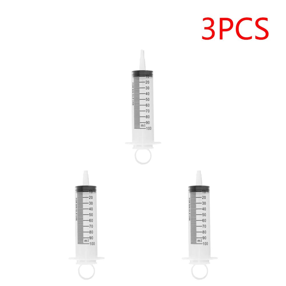 100ml Syringe Glue Filling Feeding Syringe Nutrient Sterile Health Without Needle Watering Refilling for Industrial Hydroponics
