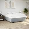 Vidaxl Bed Frame Without Mattress, Light Gray, 180X200 Cm, Upholstered