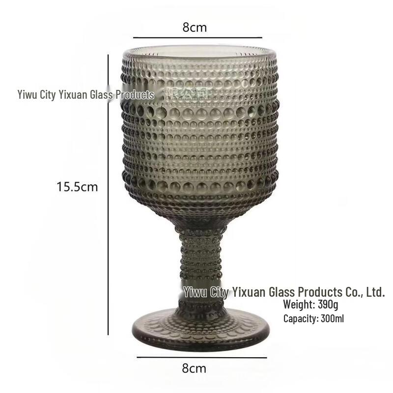 Changqi Colored Beaded Glass Drinking Set