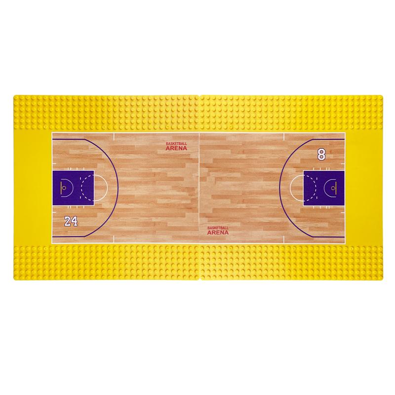 NEW Scene Basketball Court Hoop Campus Cage Sports KOBES Meeting Field Street Community Stands Building Blocks Model Sets Bricks