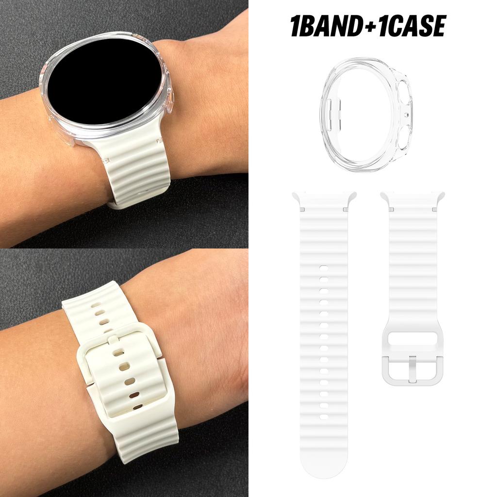 40/44/46mm Watch Strap for Samsung Watch 8/Watch 8 Classic Anti-Collision Protection Seamless Fit Breathable and Sports Strap