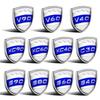 Kovový Letter Car Zadní kufr Znak Samolepka Decal Pro Volvo C30 S40 S60 S60L S80 S80L S90 V40 V60 V90 XC40 XC60 XC90 Znak