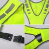 Reflective Night Running Vest High Visibility Reflective Vest Safety Vest With Elastic Strap For Night Hiking Cycling