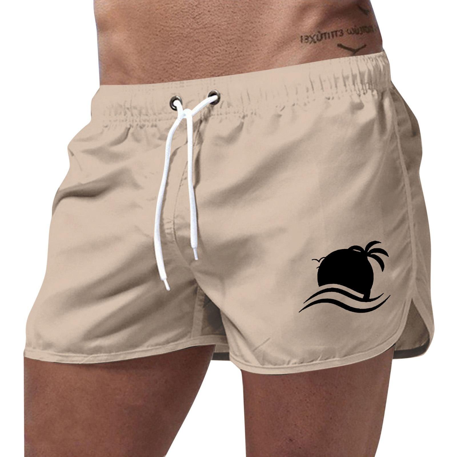 

Summer beach pants Men s sports essentials Fashionable quick-dry travel multi-coloured printed plain shorts 4XL хакі