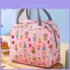 Nouveau design floral Sac à lunch isotherme en tissu Oxford pour étudiants et employés de bureau Sac épais en feuille d'aluminium