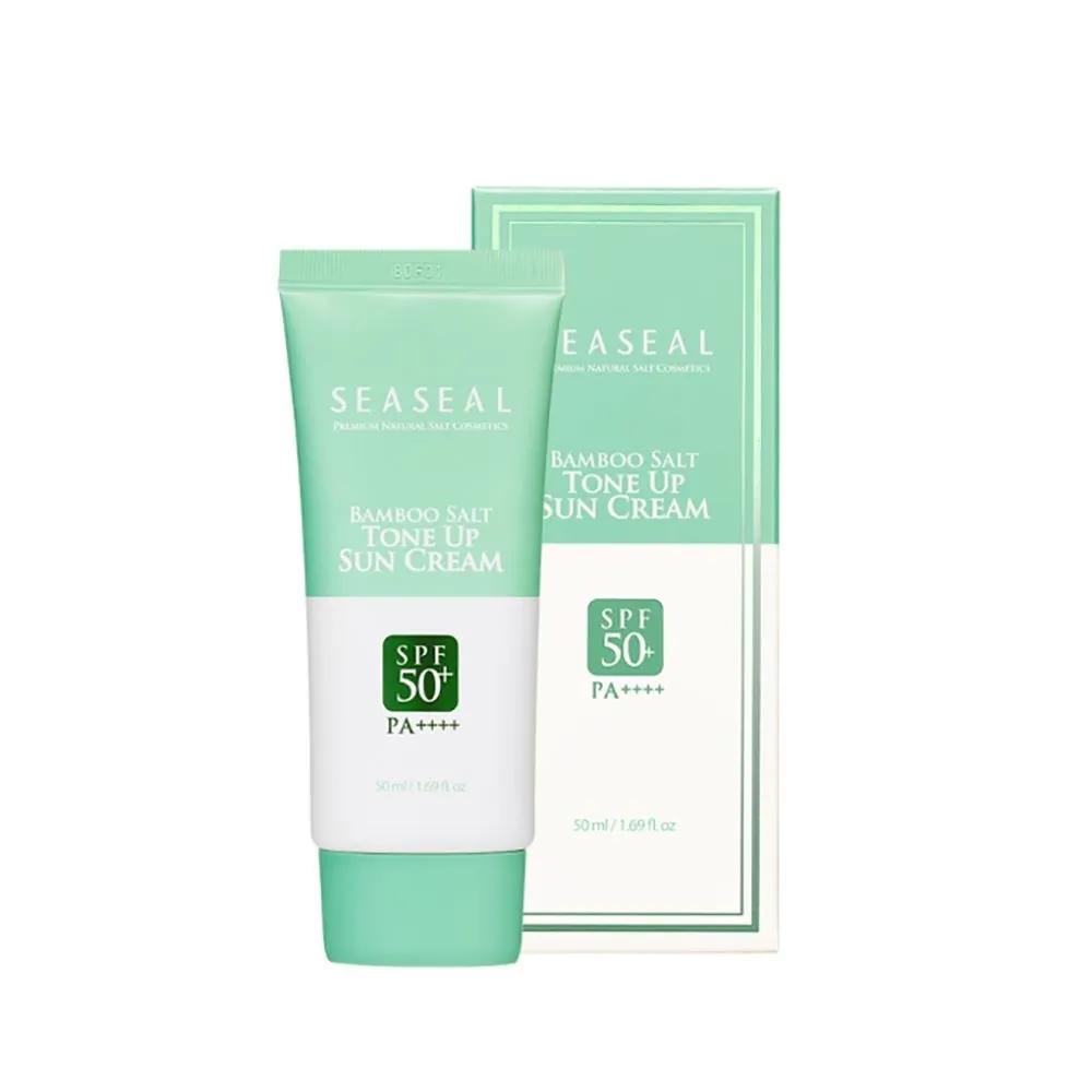 

SEASEAL Insanga Bamboo Salt Tone-Up Sun Cream 50ml SPF 50+ PA++++ Whitening & Anti-wrinkle Sunscreen / Eye Irritation Tested