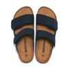 2026 New Cork Slippers Tide Students Drag Double Belt Men  Beach Shoes Sanded Skin KWN-2221