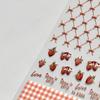 Fruit Party Nail Art Sticker Pineapple Pitaya Kiwi Fruit Apple Watermelon Strawberry Orange Pomegranate Peach Fig Manicure Decal
