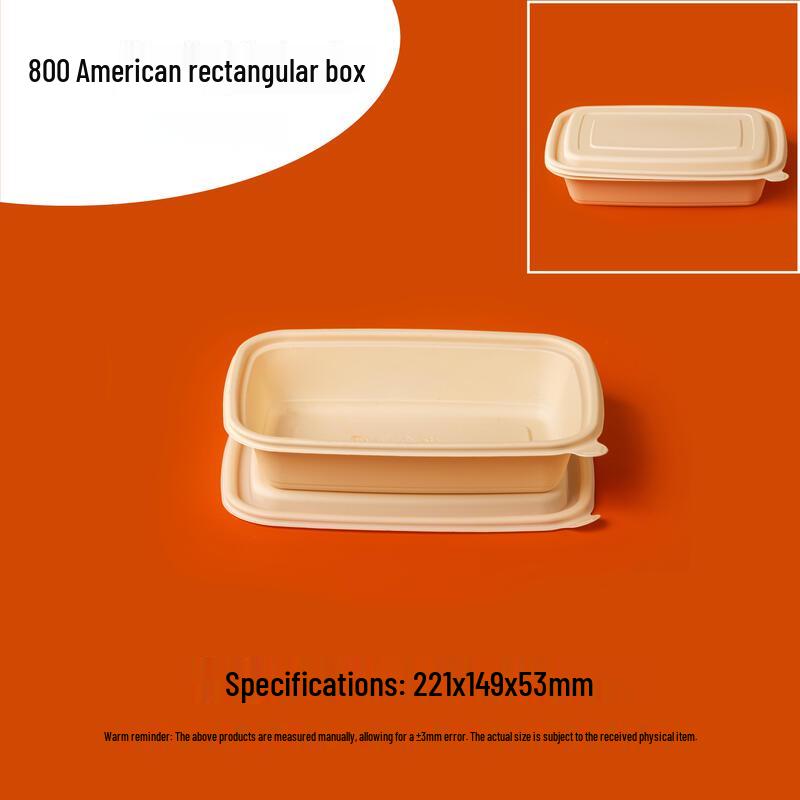 Eco-Friendly Biodegradable Corn Starch Meal Box