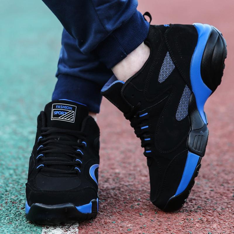 Casual Sneakers Women Anti-slip Breathable Outdoor Lace-up Soft Men Shoes Thick-soled Plush Wear-resistant Running Shoes Men