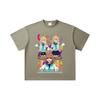 260 GSM Double Yarn 32 Count 100% Cotton Shikanoko V1 Koshi Print Unisex Heavy Cotton T Shirt