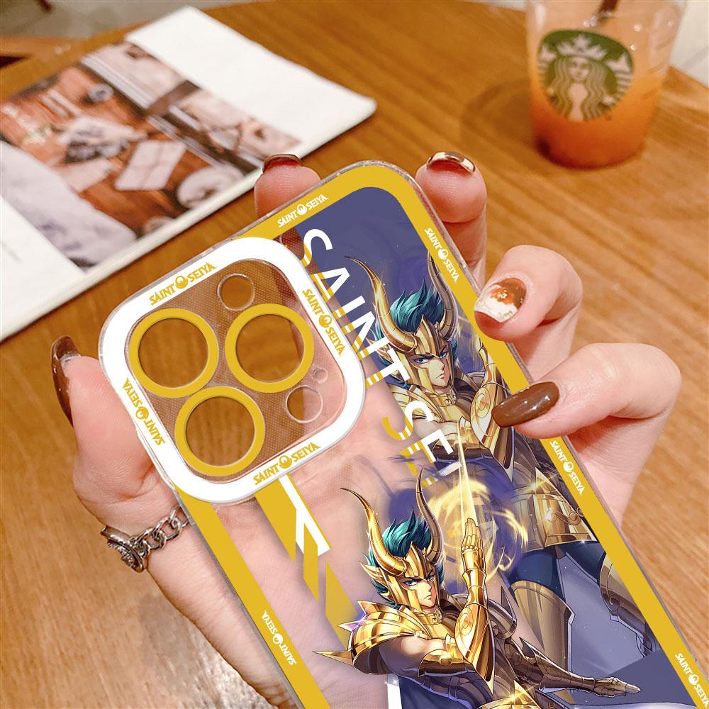 Anime S-Saint S-Seiya Clear Phone Case For Samsung Galaxy S26 S25 S24 S23 S22 S21 S20 FE PLUS ULTRA EDGE Silicone Case Shell