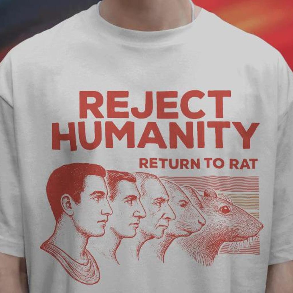 Reject Humanity Return to Rat Shirt - Comfort Colors Graphic Tee