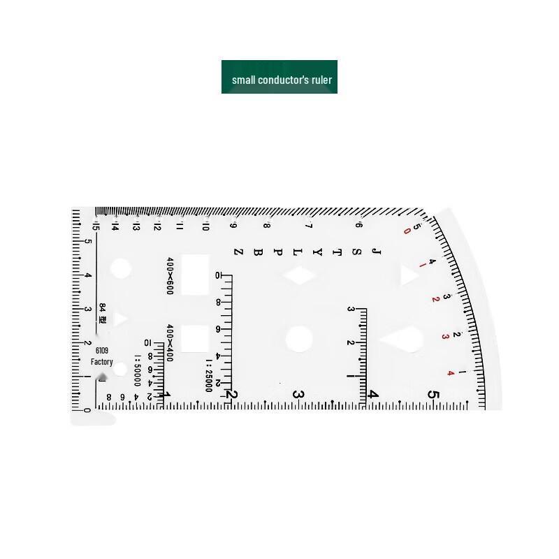 Professional Map Reading & Topography Surveying Rulers