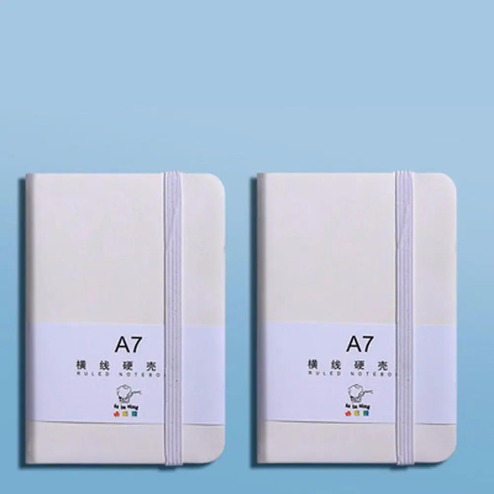 1Pcs A6 A7 Mini Notebook Portable Pocket Notepad Memo Diary Planner Agenda Organizer Sketchbook Office School Stationery 96sheet