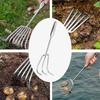 Garden Hand Rake Beach Sand Digging Tool Compact Practical Multifunctional Gardening Soil