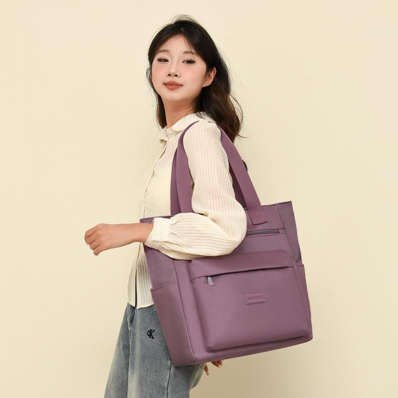 Women's Shoulder Bag Large Capacity Tote Bag Water-repellent Nylon Handbag