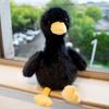 Stuffed Animals Long Hair Duck Plushies Lifelike Goose Duck Stuffed Doll  Birthday Gifts