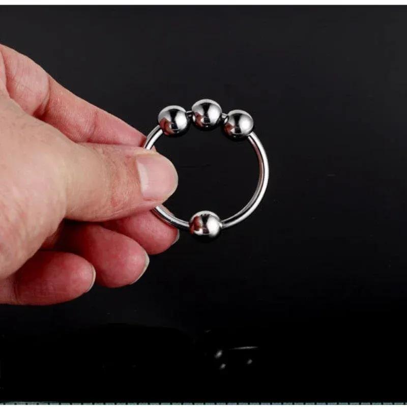 Sex Toys Penis Ring Stainless Rings Head Glan Stimulating Adult Products Male Metal Ring Sex Toys for Men Delay Ejaculation