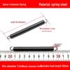 1.2mm Wire Extension Spring with Hook - Soft Tensile Force Spring Accessory