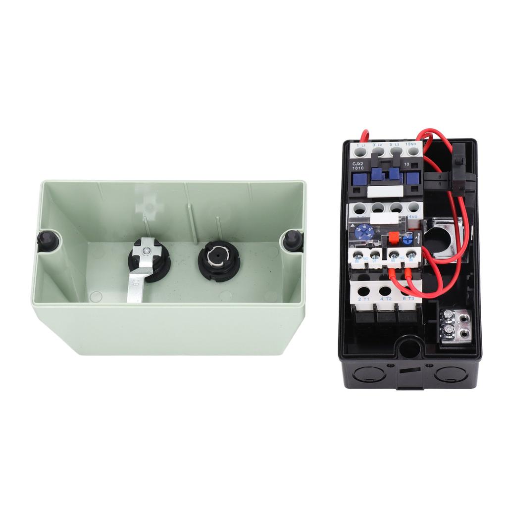 Magnetisk elektrisk motorstarter kontrollbryter motorbeskyttelse med gummiskiver 12?18A