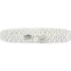 Elegant Adjustable Waist Accessory Elegant Pearls Waist Belt with Rhinestones Accent Stylish Waistband Adornment