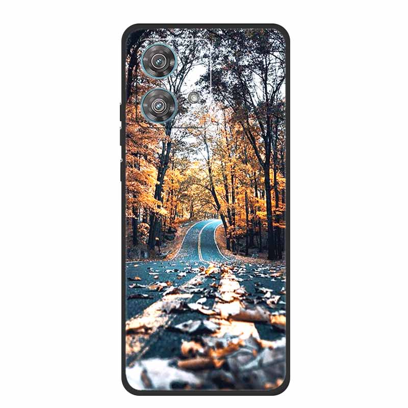 For Motorola Edge 40 Neo Case Animals TPU Soft Silicone Phone Cover for Moto Edge 40 Neo 5G Edge40 Neo Shockproof Wolf Fundas