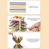 New 3in1 Wooden Stick and Tower Game Arithmetic Early Education Montessori Toys Thinking Training Parent-child Interactive Toy