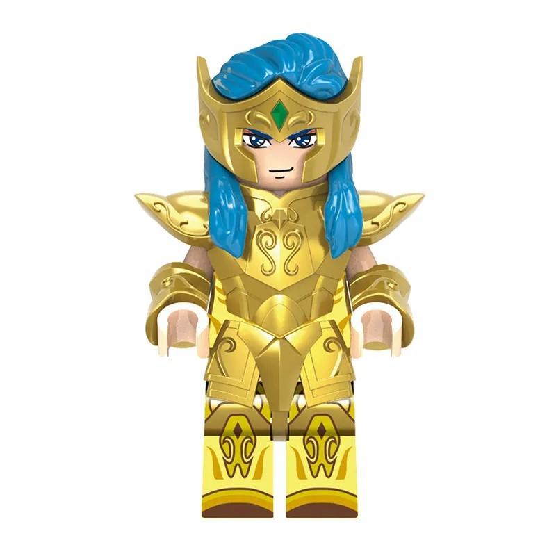 Golden 12 Zodiac Signs Building Blocks