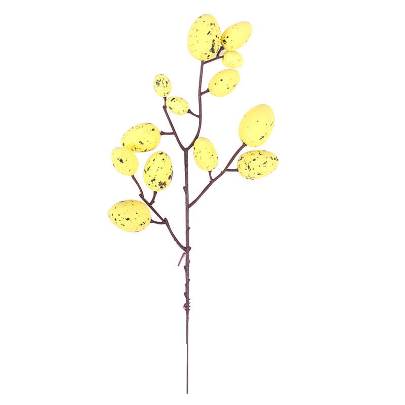 Easter Egg Tree Branch Colorful Foam Fake Artificial Flower DIY Easter Decoration Wedding Festival Party Home Accessories Supply