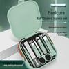 Portable 2025 Anti-Splash Nail Clippers & Ear Pick Set - New Household Manicure Tools