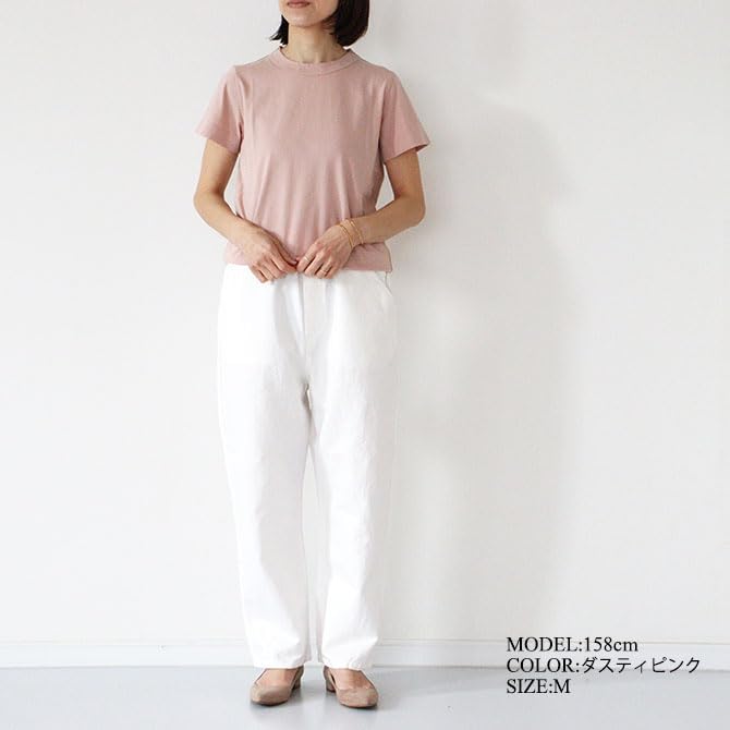 homspun Jersey Short Sleeve 6271 Order Dusty T-Shirt (Dusty Pink) [Special Color] Women's (JP, Alphabet, S, Pink)