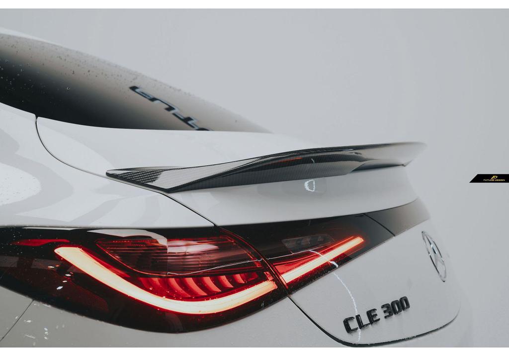 Mercedes-Benz CLE-Class C236 FD Style Carbon Fiber Rear Spoiler Upgrade