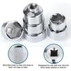 Heavy-Duty Oil Filter Removal Socket Set-3/8" Drive, 24-38mm-Precision Cap Wrench Kit For Quick & Hassle-Free Car Oil Filter