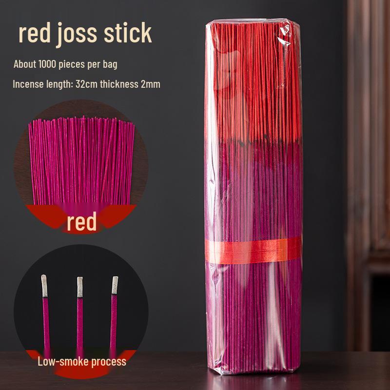 Golden Smokeless Sandalwood Bamboo Incense Sticks for Worship and Offerings