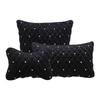 Bling Rhinestone Car Neck Pillow Winter Plush Crystal Auto Headrest Pillow Waist Supports Car Seat Pillow Cover Car Accessories