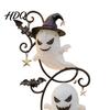 Holiday Lawn Art for Path Halloween Ghost Garden Stake Cute Ghosts 2D Flat Metal Yard Decorations Sign Outdoor Decoration Pathway Patio Front Porch