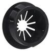 200Pcs Cable Grommets Stable Fixation Fire Resistant Pa66 Insulated Buckle Type Cord Wire Hole Cover Black Inner Hole