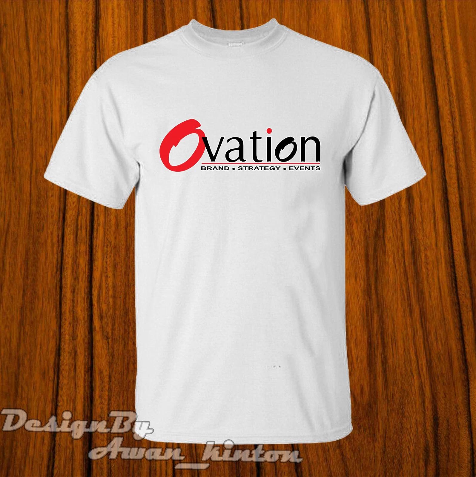 Men s and Women s T-shirts Clothing Ovation Logo Tshirt Made In Usa Funny Shirt XL